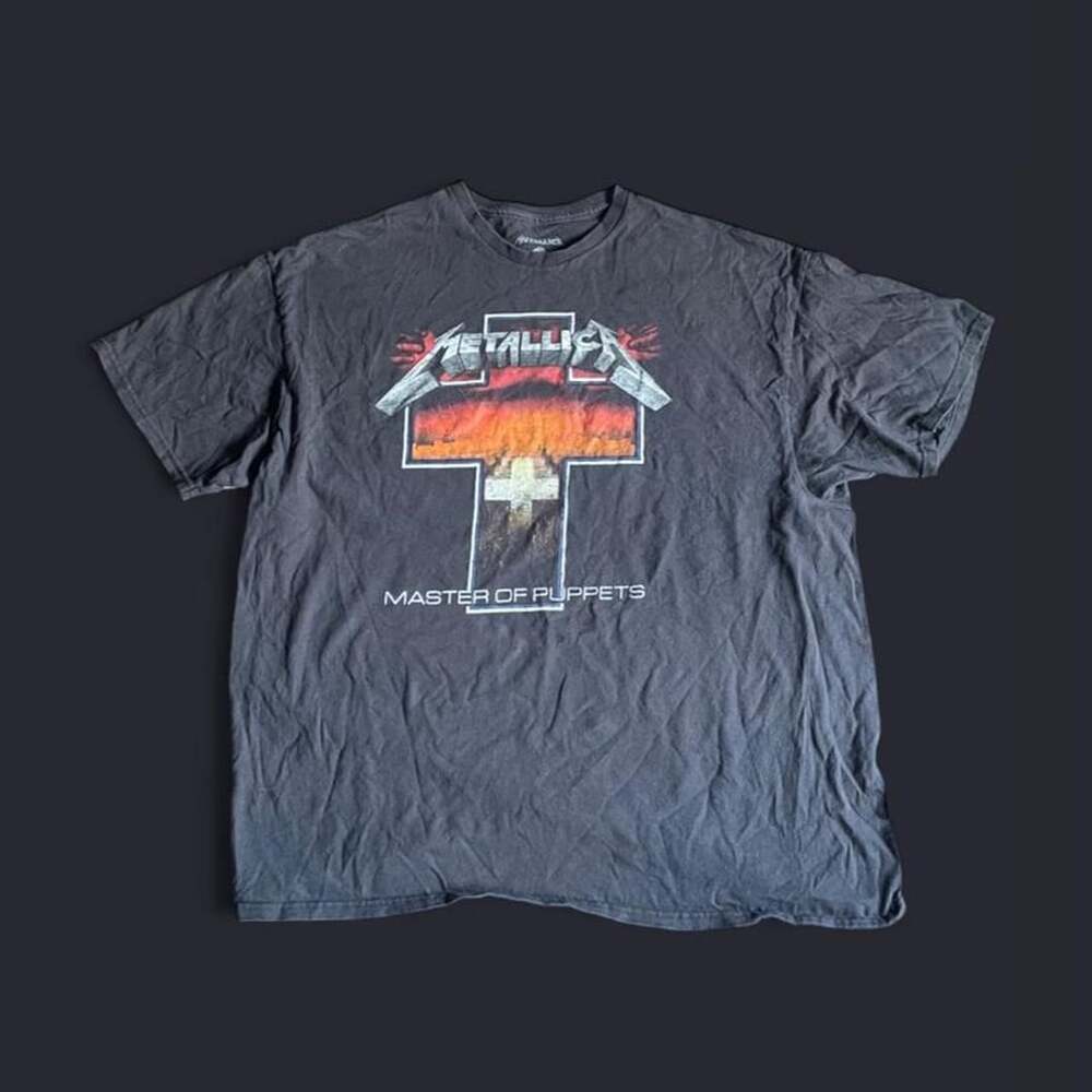 Metallica Master of Puppets Shirt XXL 2XL Black Heavy Metal